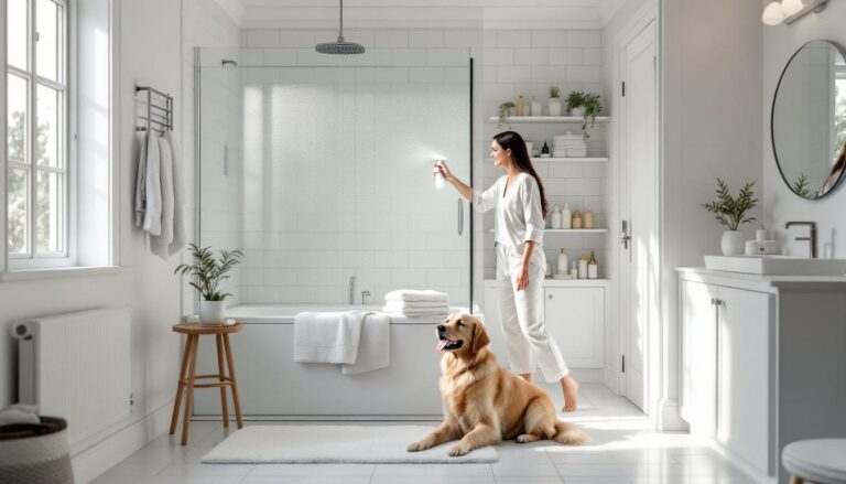 ontdek een eenvoudig wekelijks mini-ritueel dat je badkamer de hele week fris en schoon houdt zonder te schrobben.