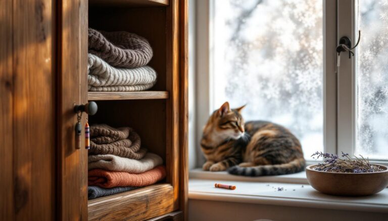 voorkom winterse muffe geuren in je kast met een simpel krijtje. ontdek hoe deze handige tip je kleding fris houdt tijdens de koude maanden.