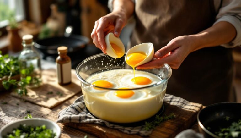 een scheutje azijn in water helpt bij het pocheren van eieren en zorgt voor perfecte, stevige eiwitten. ontdek hoe je dit eenvoudige trucje toepast voor heerlijke gepocheerde eieren.