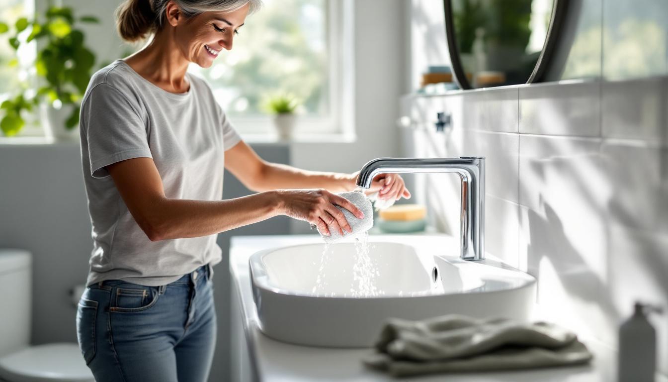 ontdek de meest effectieve methode om kalkaanslag op kranen en toiletten te verwijderen, zonder azijn of baking soda te gebruiken.