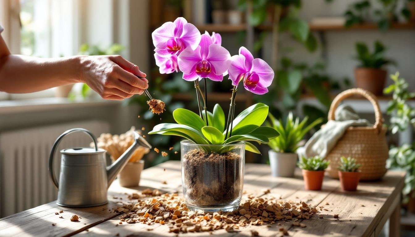 ontdek het beste moment om je orchidee te verpotten voor een weelderige bloei. volg onze tips voor gezonde en prachtige bloemen.