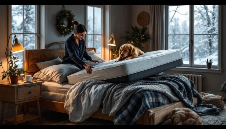 draai je matras in de winter vaker om je slaapkwaliteit te verbeteren en je matras langer in goede conditie te houden.