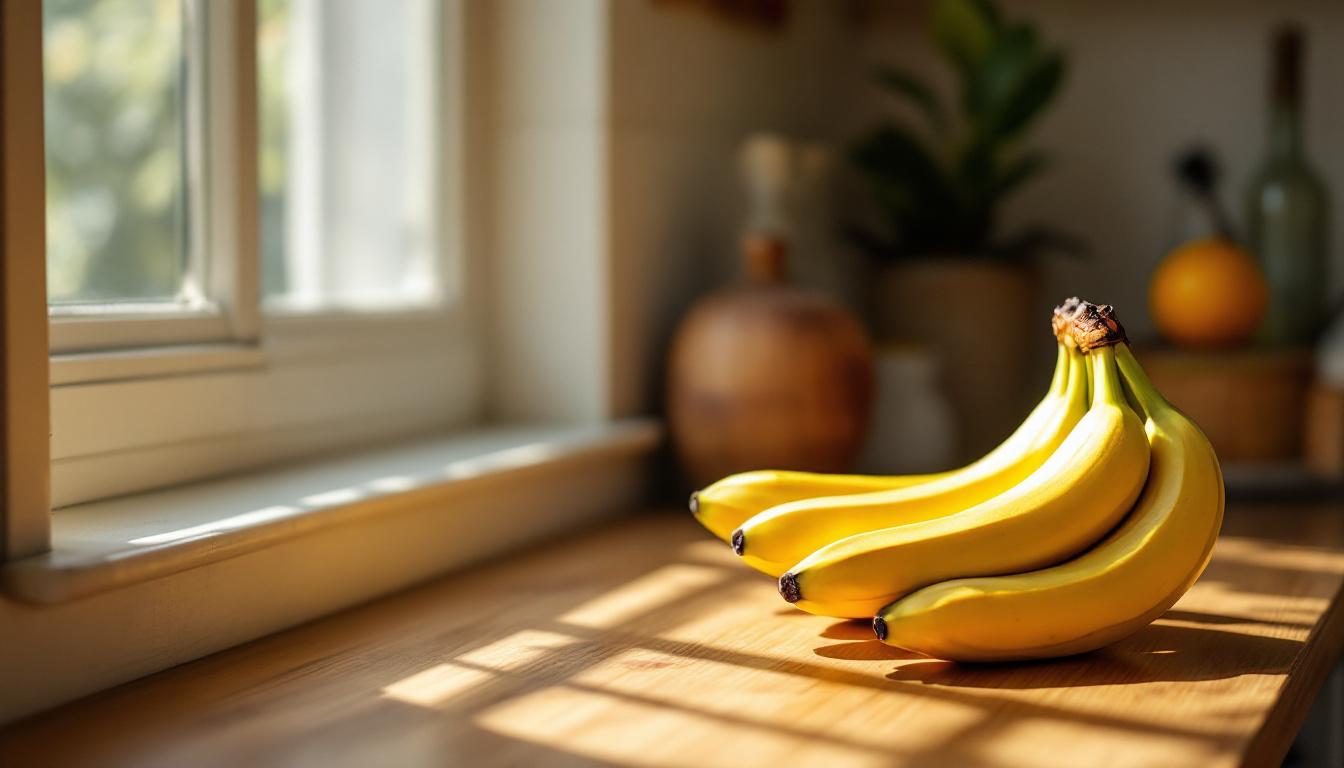 met dit eenvoudige huishoudproduct blijven je bananen dagenlang langer geel en vers. ontdek hoe je fruit langer mooi houdt!