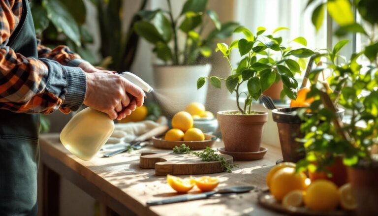 tuiniers zweren bij deze zelfgemaakte citrusmix om hardnekkige schildluizen effectief van kamerplanten te verwijderen en je groene vrienden gezond te houden.