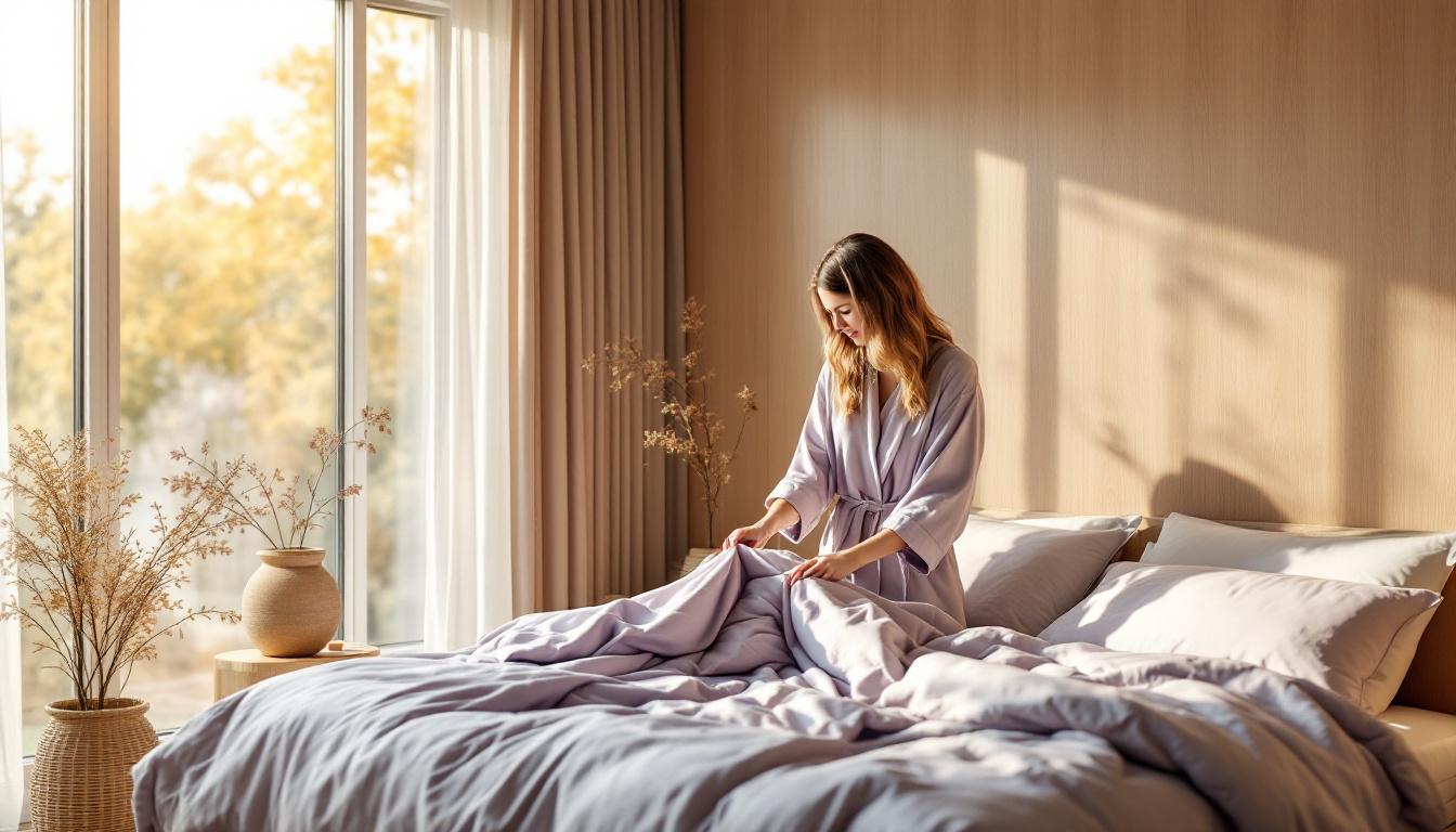 vanaf 2026 zullen lichte en ademende beddengoedopties de zware dekbedden in nederlandse slaapkamers vervangen, voor meer comfort en een betere nachtrust.