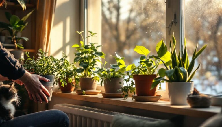 verbeter de wintergroei van je kamerplanten door wekelijks de potten te draaien. ontdek hoe deze eenvoudige tip je planten gezonder en mooier maakt in de wintermaanden.