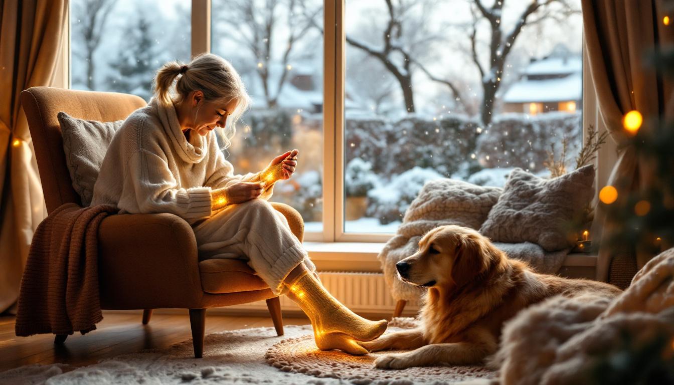 wollen sokken verbeteren de bloedcirculatie en houden je voeten warm tijdens koude dagen, waardoor je comfortabel en gezond blijft.