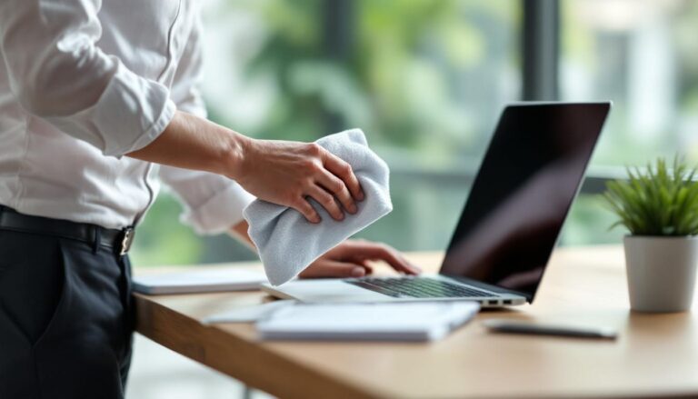 leer hoe je laptopschermen veilig en effectief reinigt zonder ze te beschadigen met onze handige tips en trucs.