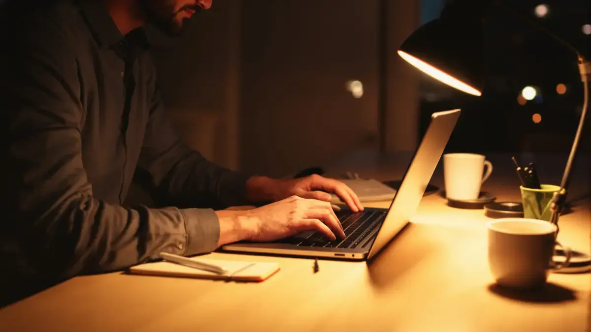 Het kantelen van je scherm ’s avonds stimuleert de hersenen meer dan de helderheid zelf