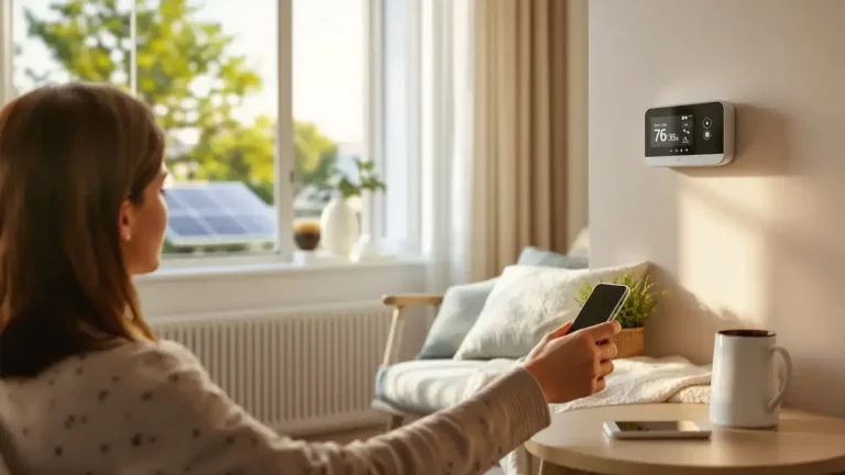 Een slimme verwarmingsafstelling die het energieverbruik vermindert en het comfort behoudt