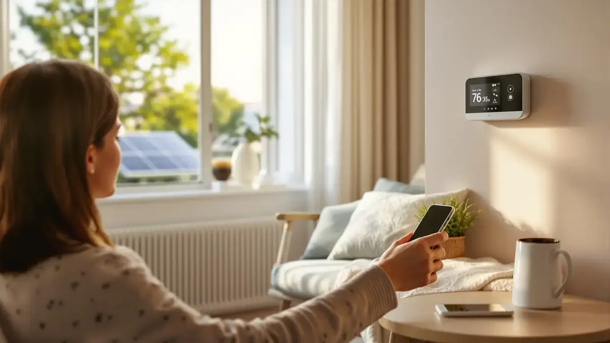 Een slimme verwarmingsafstelling die het energieverbruik vermindert en het comfort behoudt